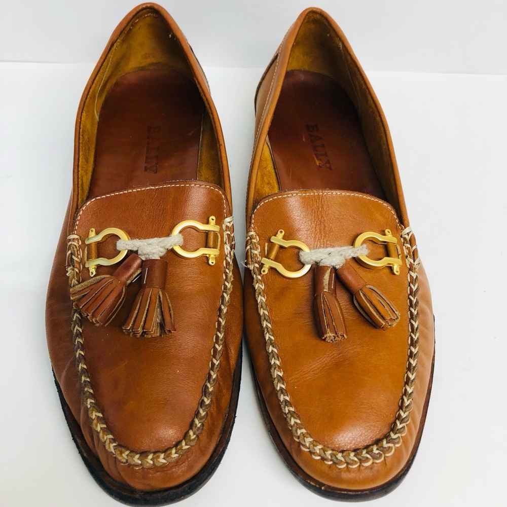 Bally men’s driving moccasin loafers 8.5 old money preppy country club